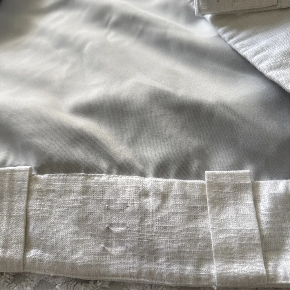 Pottery Barn Brixton Textured Blackout Lined Cotton Curtain 108 X 100‎ 1 Panels